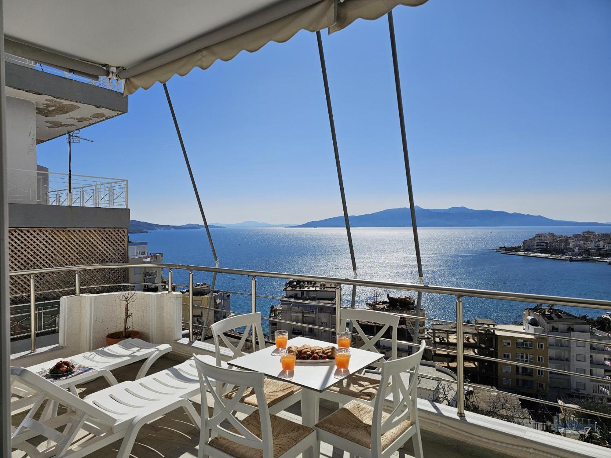 Panorama View Apartments Saranda Zewnętrze zdjęcie