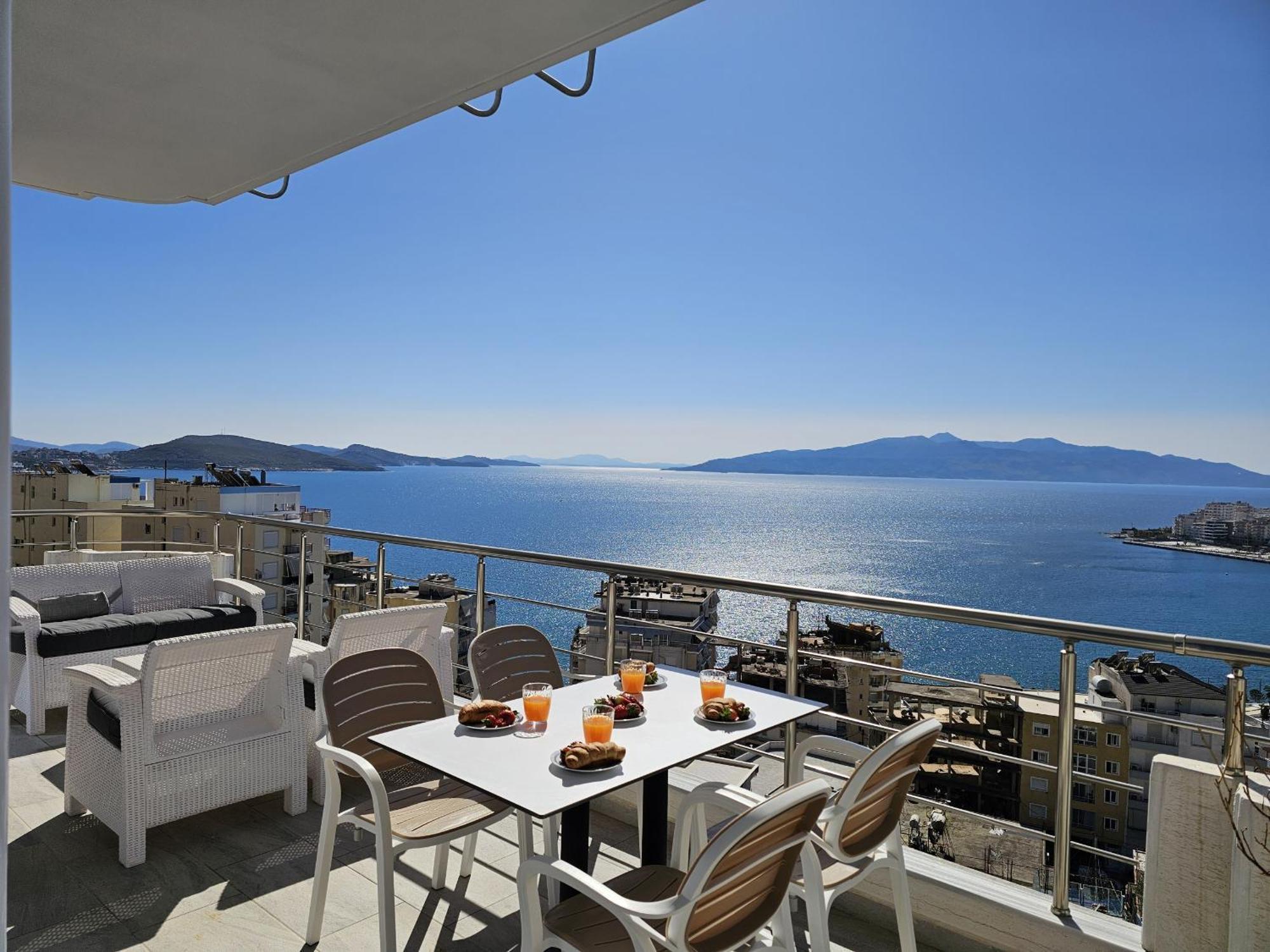 Panorama View Apartments Saranda Zewnętrze zdjęcie