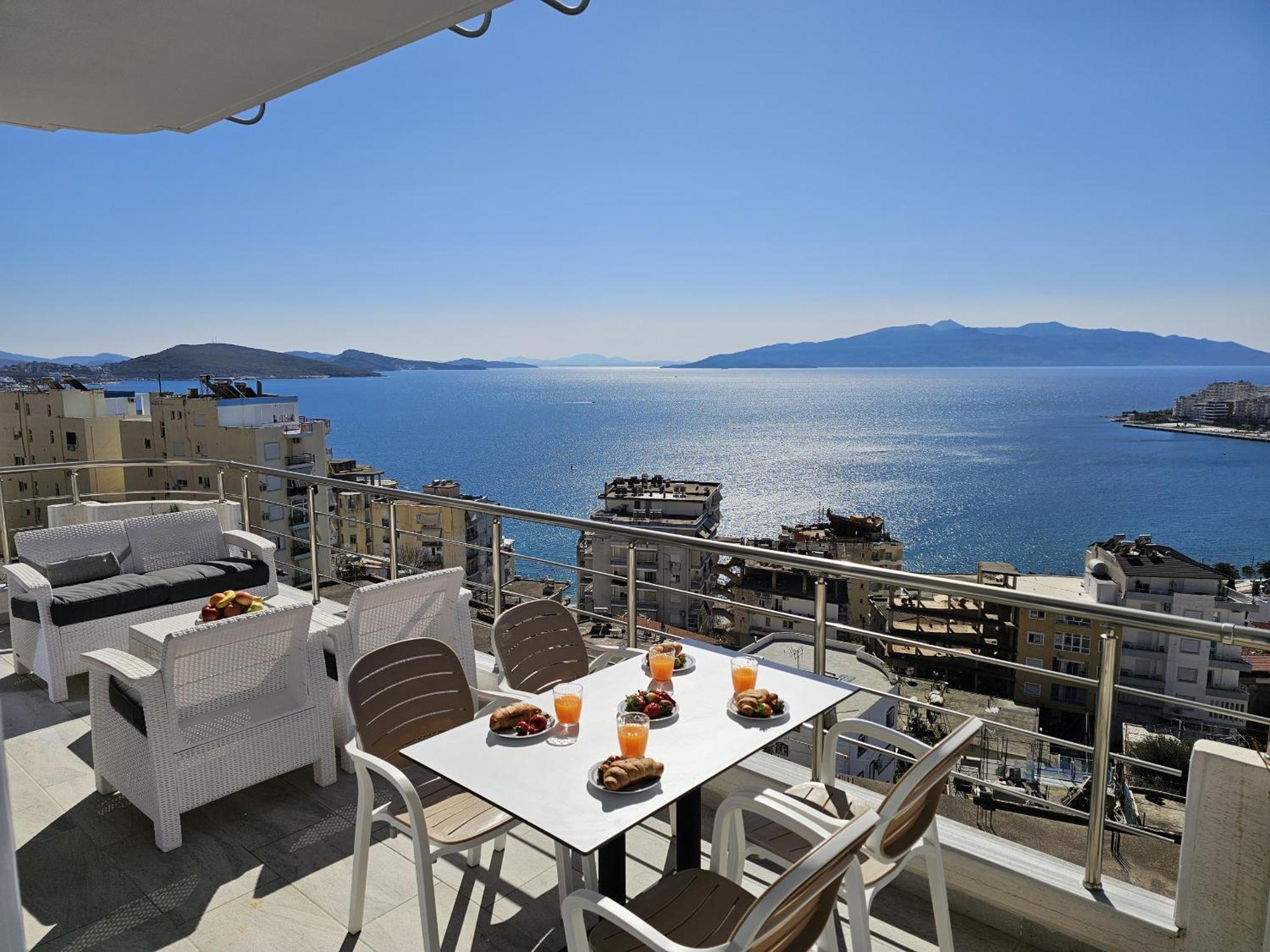 Panorama View Apartments Saranda Zewnętrze zdjęcie