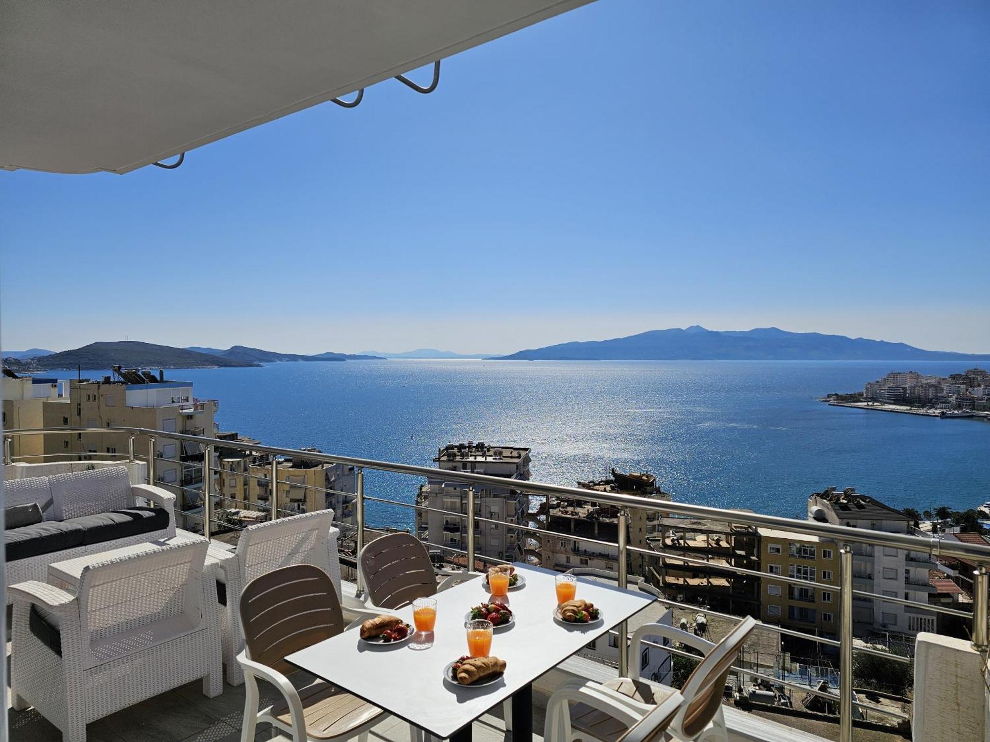 Panorama View Apartments Saranda Zewnętrze zdjęcie